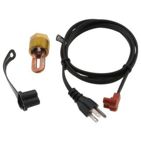 ZEROSTART Engine Heater - 600W 120V, 35Mm Plug, Brass Adapter Gm, Isuzu 3100089